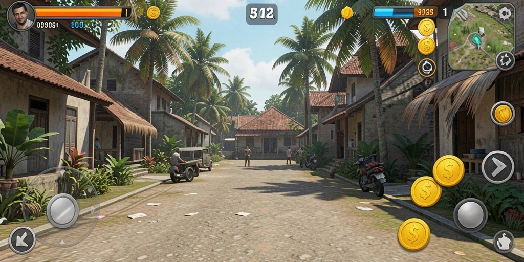 Fitur multiplayer untuk bermain bersama teman.