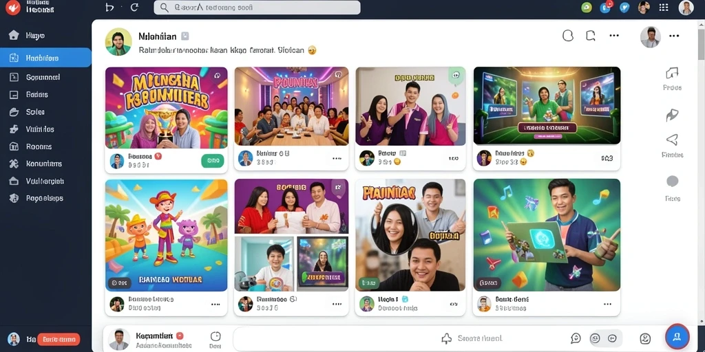 Mode bermain kompetisi yang seru.
