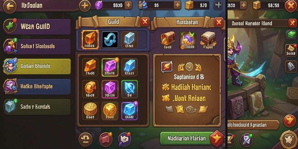 Screenshot menunjukkan aksi seru dalam permainan.